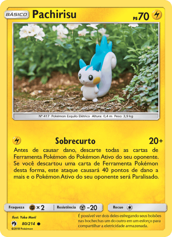 Pachirisu, carta 80 de Trovões Perdidos