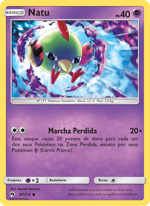 Natu, carta 87 de Trovões Perdidos