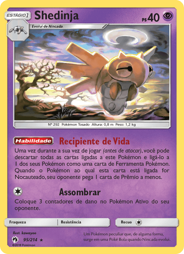 Shedinja, carta 95 de Trovões Perdidos