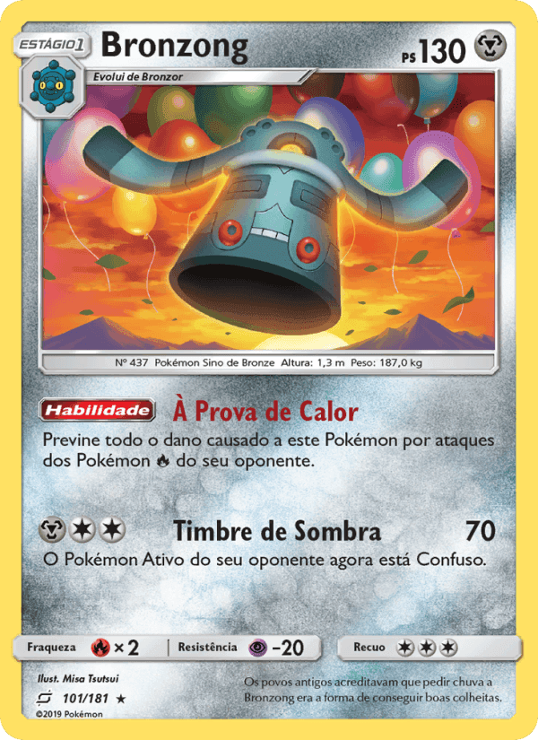 Bronzong, card 101 from União de Aliados