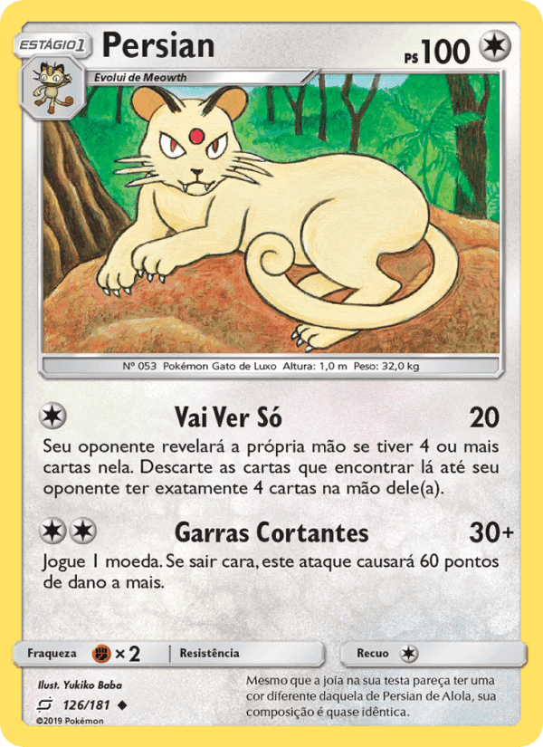 Persian, carta 126 de União de Aliados
