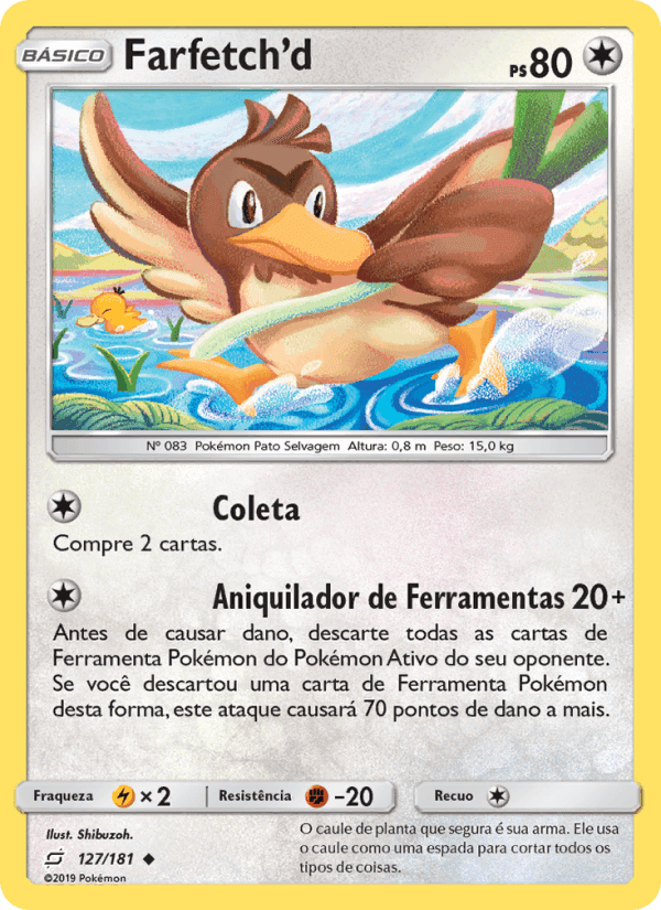 Farfetch’d, carta 127 di União de Aliados