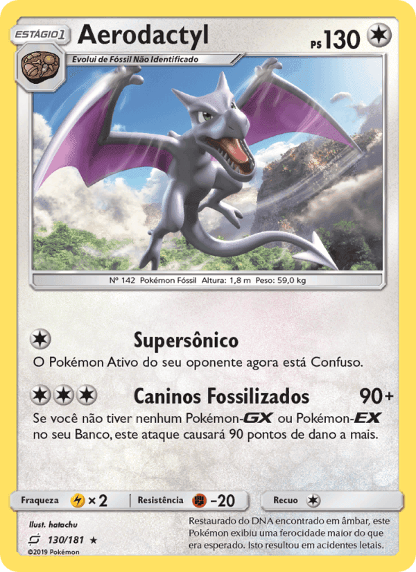 Aerodactyl, card 130 from União de Aliados