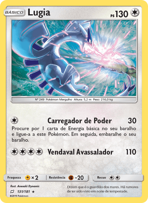 Lugia, carta 131 de União de Aliados