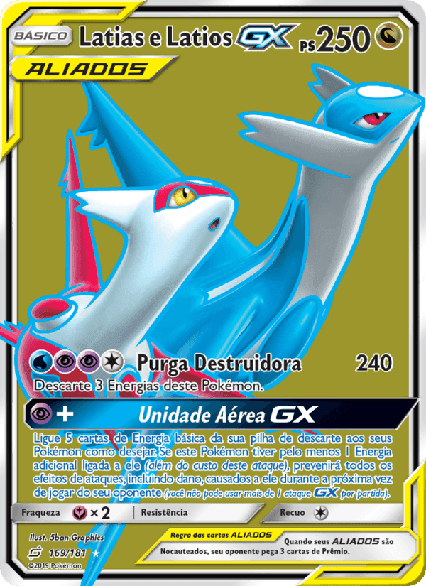 Latias e Latios GX, card 169 from União de Aliados