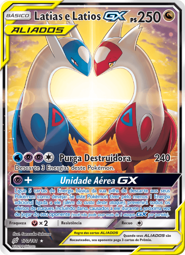 Latias e Latios GX, carte 170 de União de Aliados