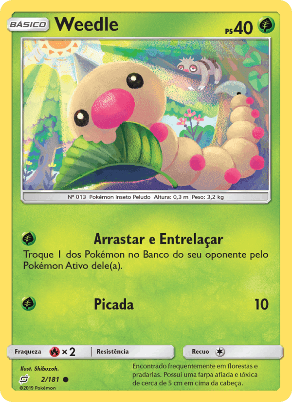 Weedle, carta 2 di União de Aliados