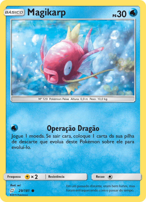 Magikarp, carta 29 di União de Aliados