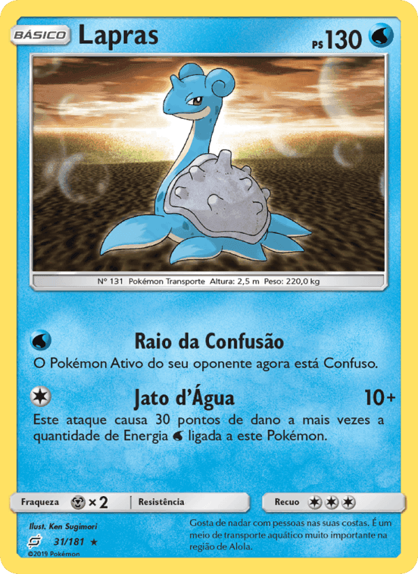 Lapras, carta 31 di União de Aliados