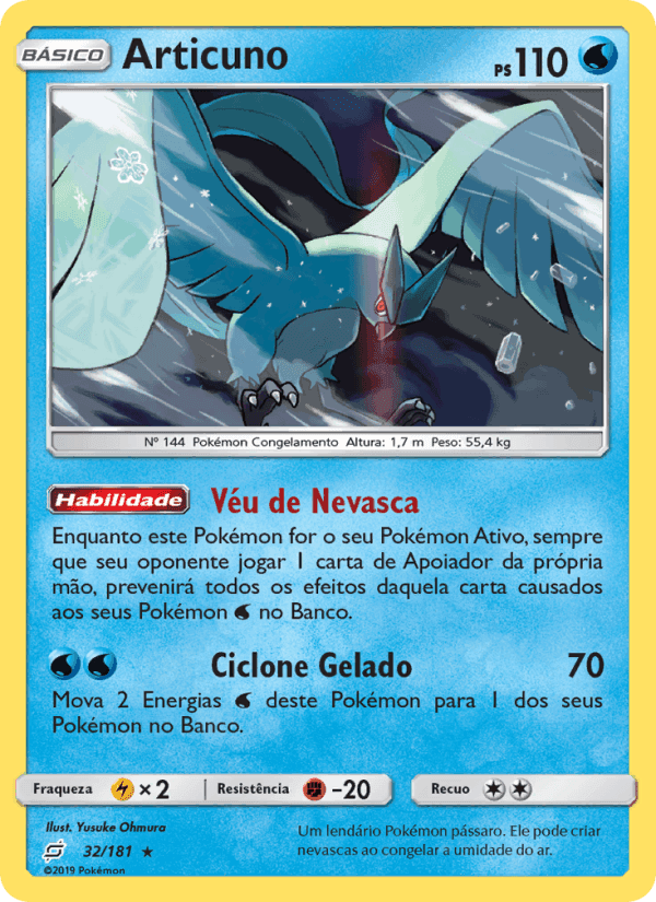 Articuno, carte 32 de União de Aliados