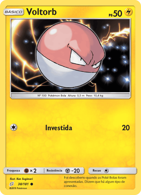 Voltorb, carte 38 de União de Aliados