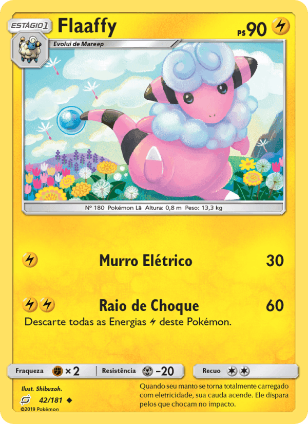 Flaaffy, card 42 from União de Aliados