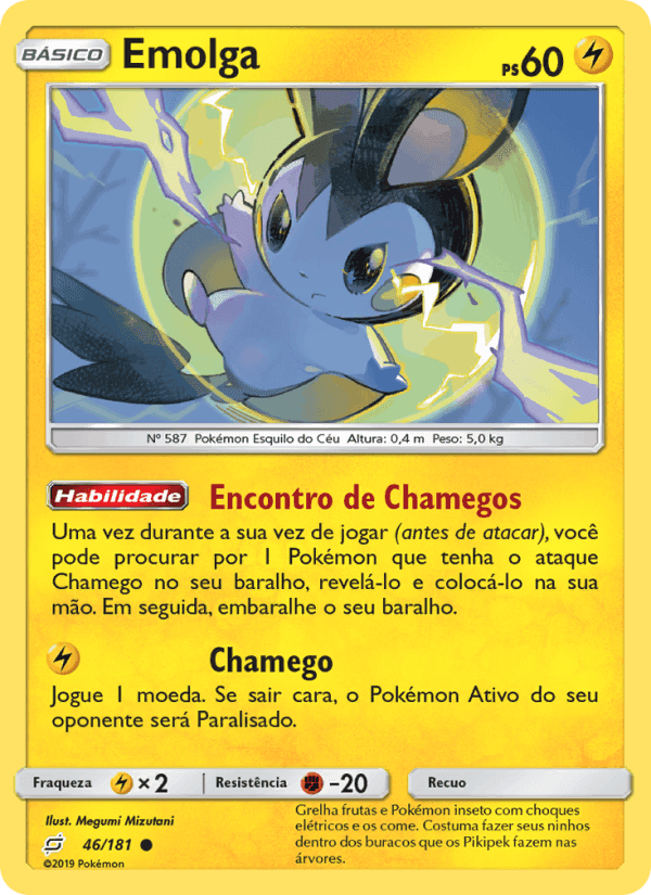 Emolga, carte 46 de União de Aliados
