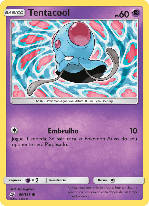 Tentacool, carta 60 de União de Aliados