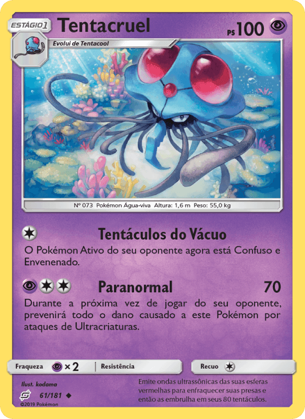 Tentacruel, carta 61 de União de Aliados