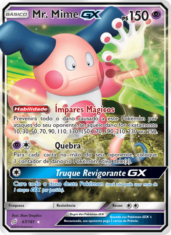 Mr. Mime GX, carta 67 de União de Aliados