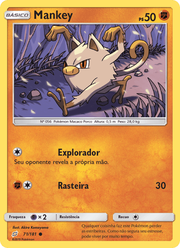 Mankey, carta 71 de União de Aliados