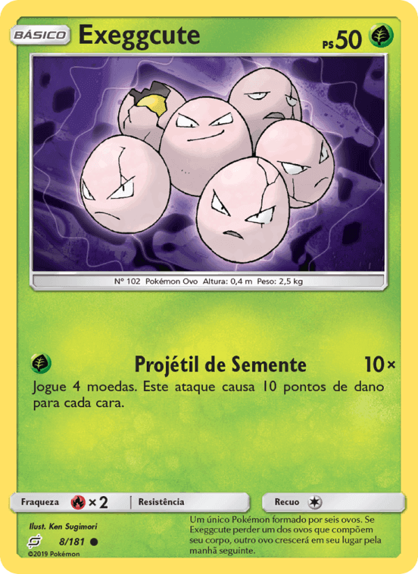 Exeggcute, carta 8 di União de Aliados