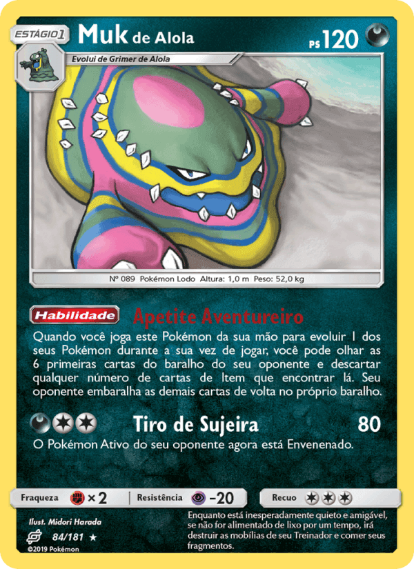 Muk de Alola, carta 84 de União de Aliados