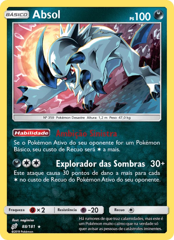 Absol, carta 88 de União de Aliados