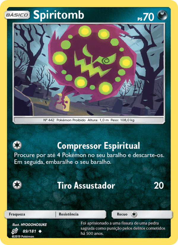 Spiritomb, card 89 from União de Aliados