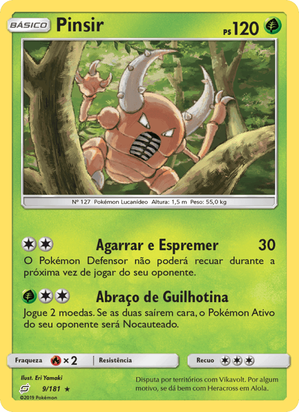 Pinsir, carta 9 di União de Aliados