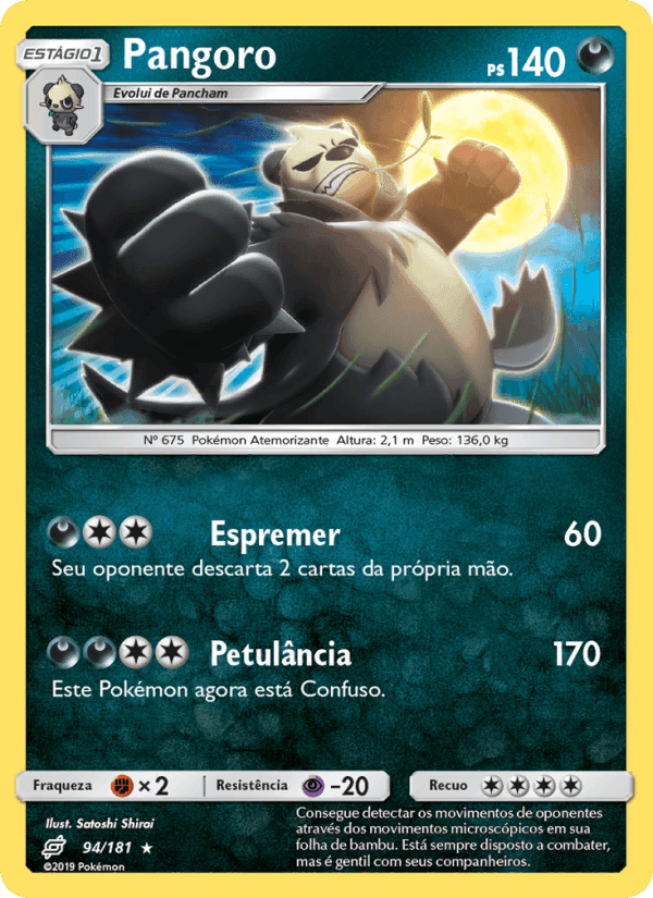 Pangoro, carta 94 de União de Aliados
