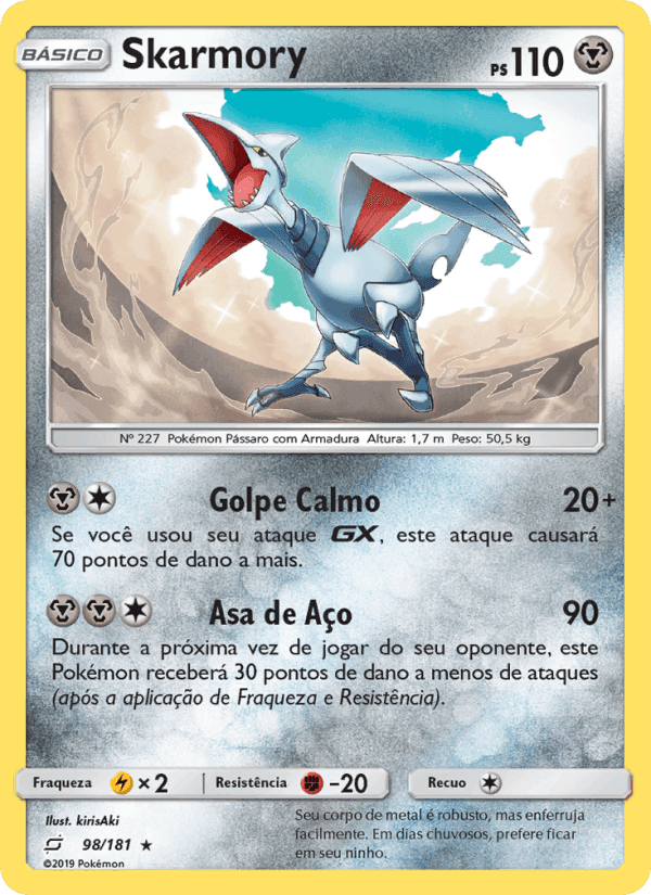 Skarmory, carta 98 de União de Aliados