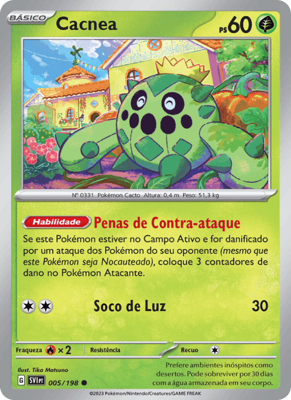 Cacnea, carta 005 di Escarlate e Violeta