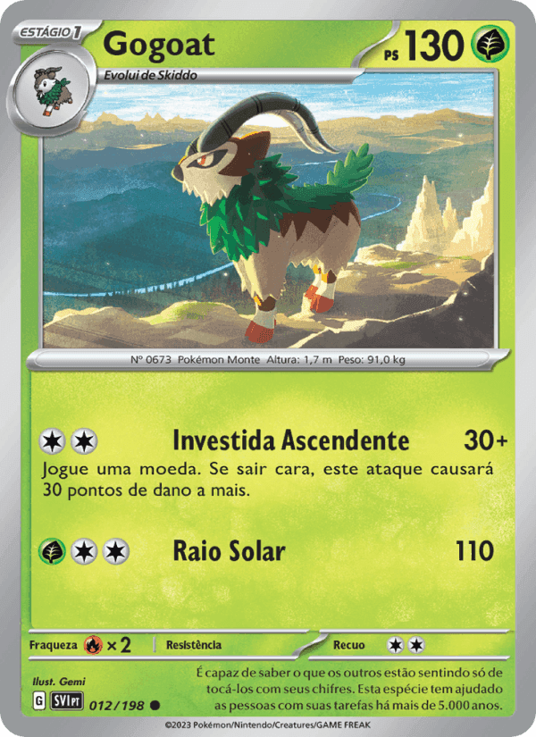 Gogoat, carta 012 di Escarlate e Violeta