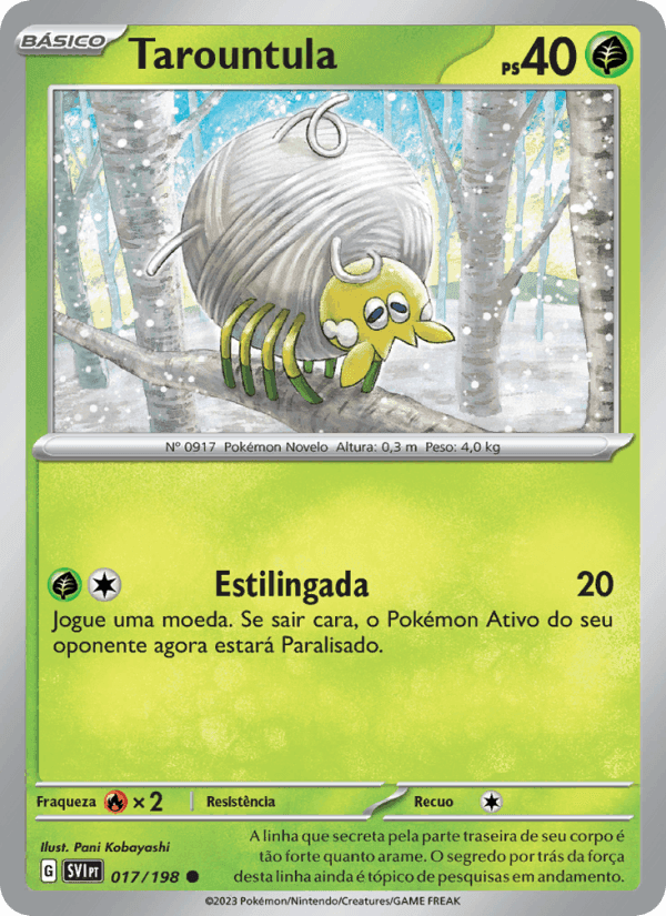 Tarountula, carta 017 di Escarlate e Violeta