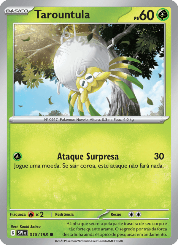 Tarountula, carta 018 di Escarlate e Violeta