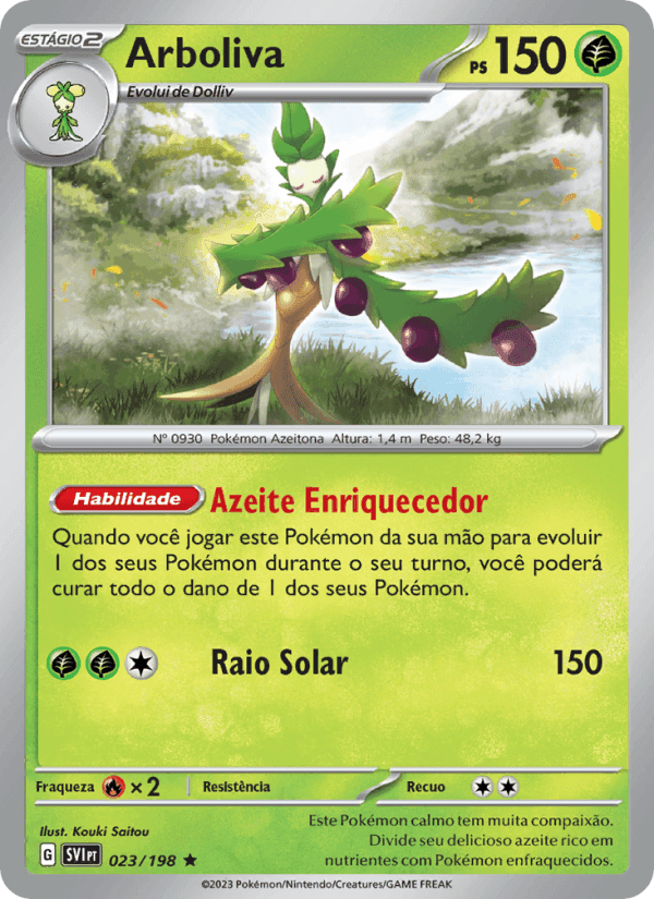 Arboliva, carta 023 de Escarlate e Violeta