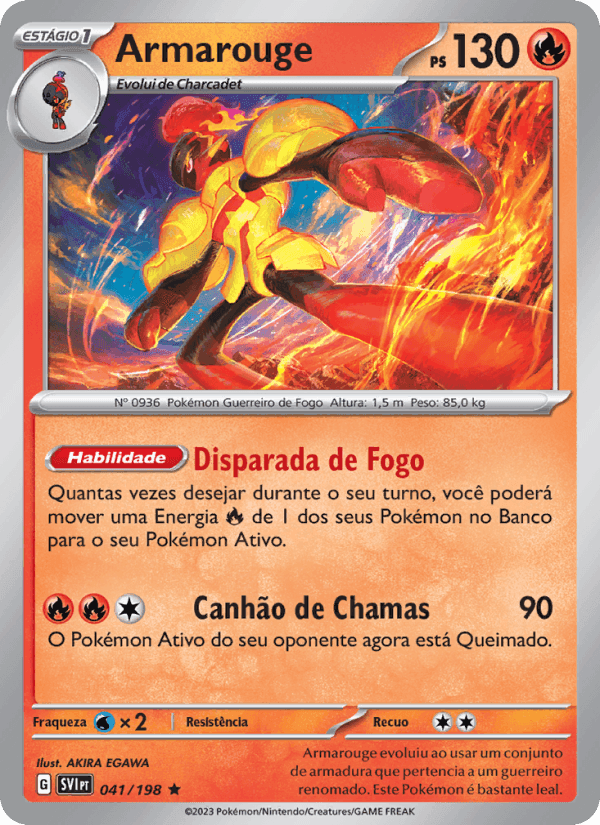 Armarouge, carta 041 de Escarlate e Violeta
