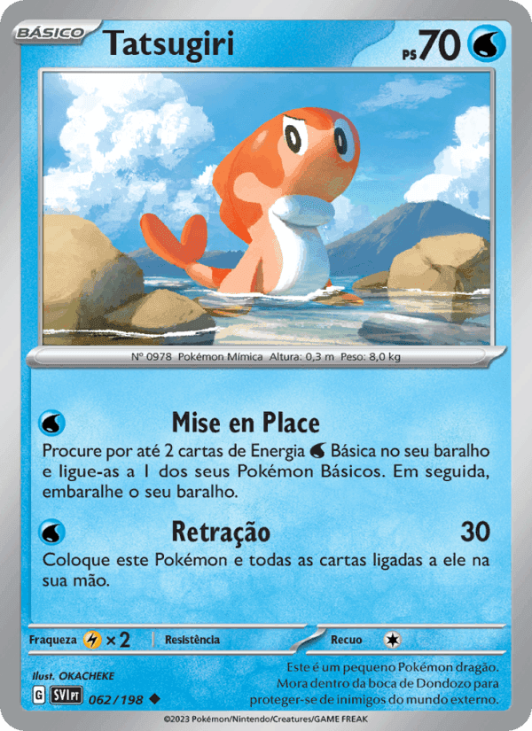 Tatsugiri, carta 062 de Escarlate e Violeta
