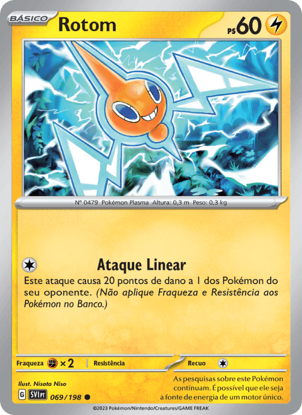 Rotom, carta 069 di Escarlate e Violeta