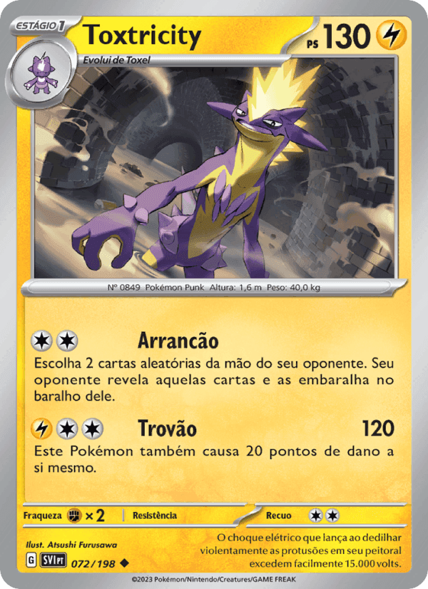 Toxtricity, card 072 from Escarlate e Violeta