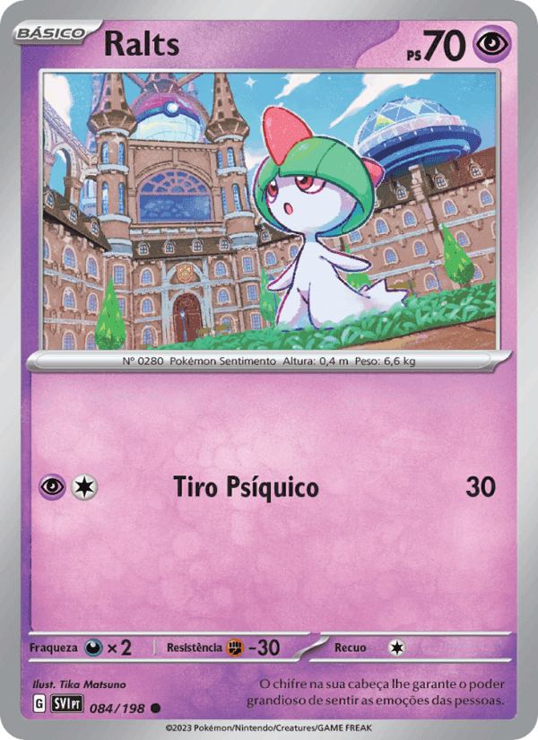 Ralts, carta 084 de Escarlate e Violeta