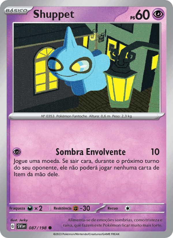 Shuppet, carta 087 de Escarlate e Violeta