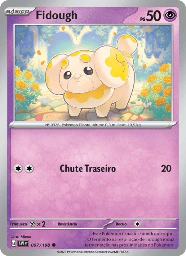 Fidough, card 097 from Escarlate e Violeta