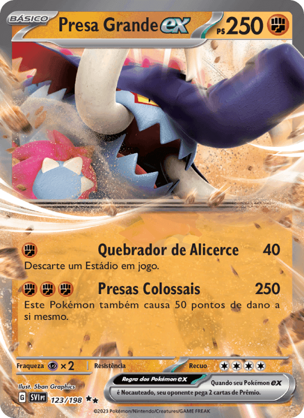 Presa Grande ex, carta 123 de Escarlate e Violeta