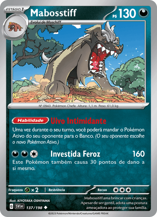 Mabosstiff, carta 137 di Escarlate e Violeta