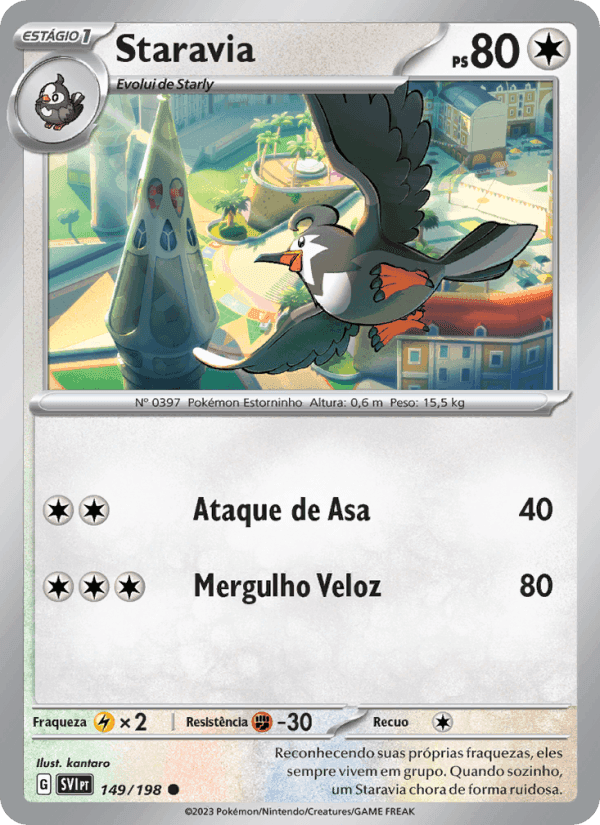 Staravia, carta 149 de Escarlate e Violeta