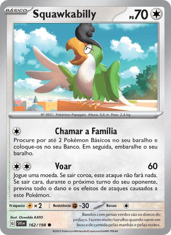 Squawkabilly, carta 162 di Escarlate e Violeta
