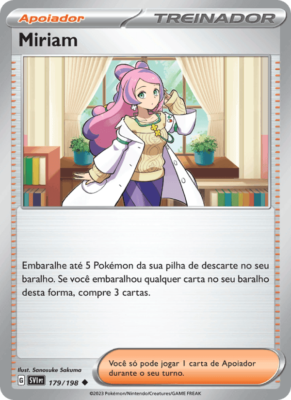 Miriam, carta 179 de Escarlate e Violeta