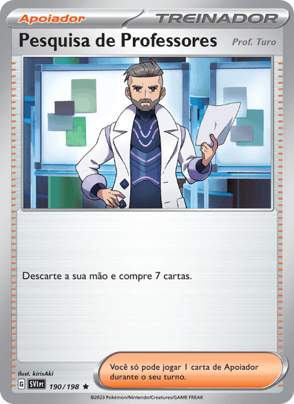 Pesquisa de Professores, card 190 from Escarlate e Violeta
