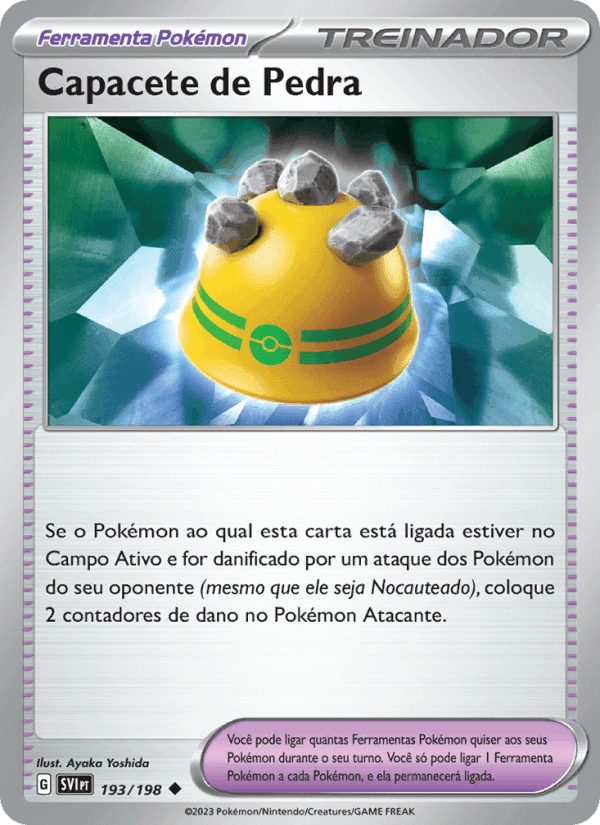 Capacete de Pedra, card 193 from Escarlate e Violeta