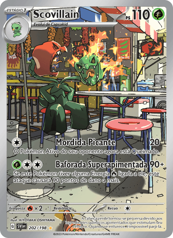 Scovillain, card 202 from Escarlate e Violeta