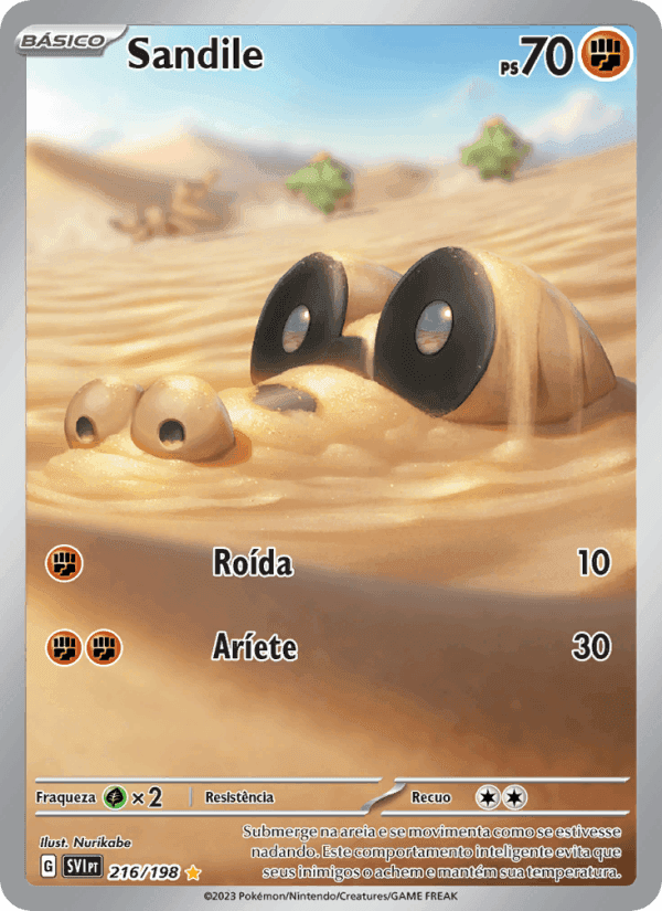Sandile, carta 216 de Escarlate e Violeta