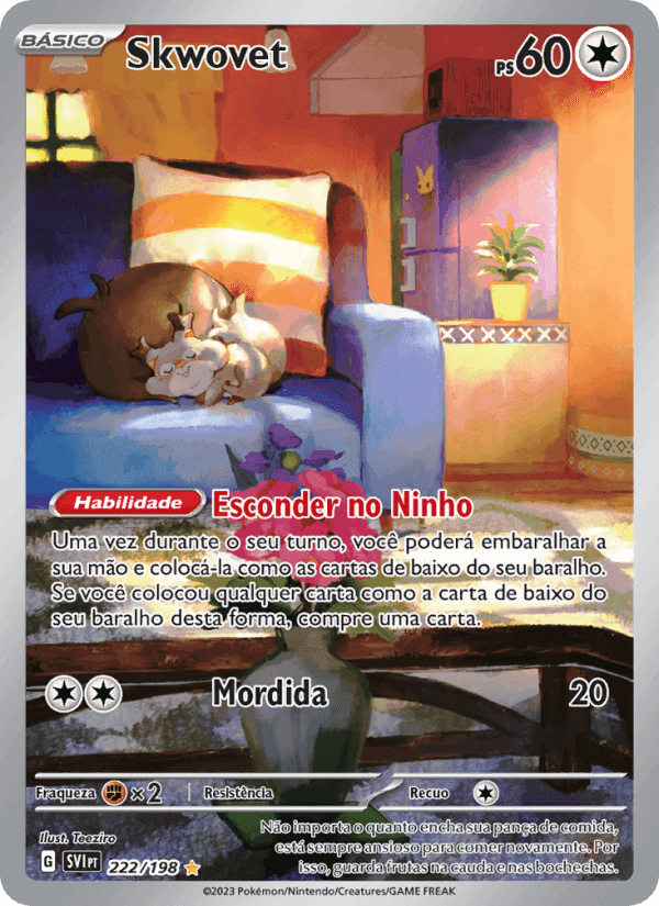 Skwovet, card 222 from Escarlate e Violeta